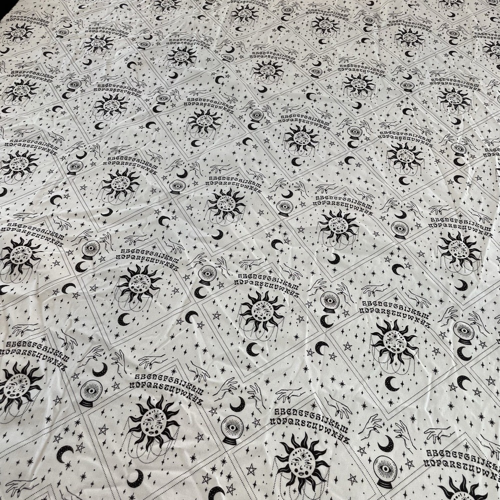 London Kaye Full Size Fitted Sheet Mystic Ouija‎ Lunar Palmistry Witchy Gypsy - Picture 4 of 5